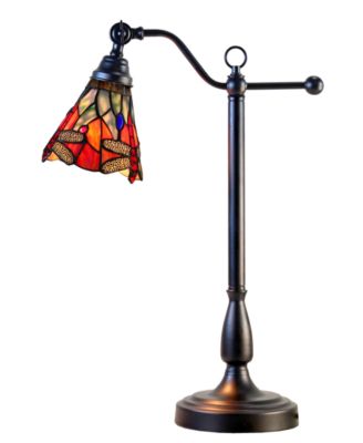 La Anza 24" Handmade Tiffany Desk Lamp