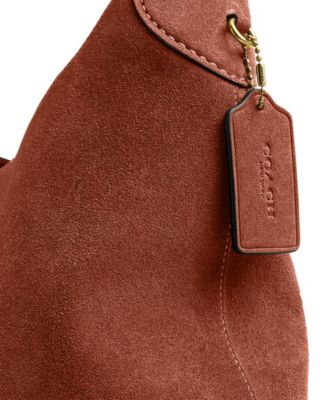 Brooklyn Large Suede Shoulder Bag 34