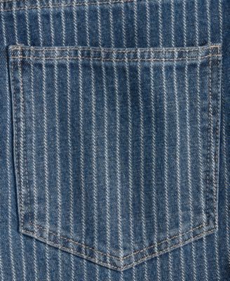 Women's Cropped Mid-Rise Relaxed Flared Jeans