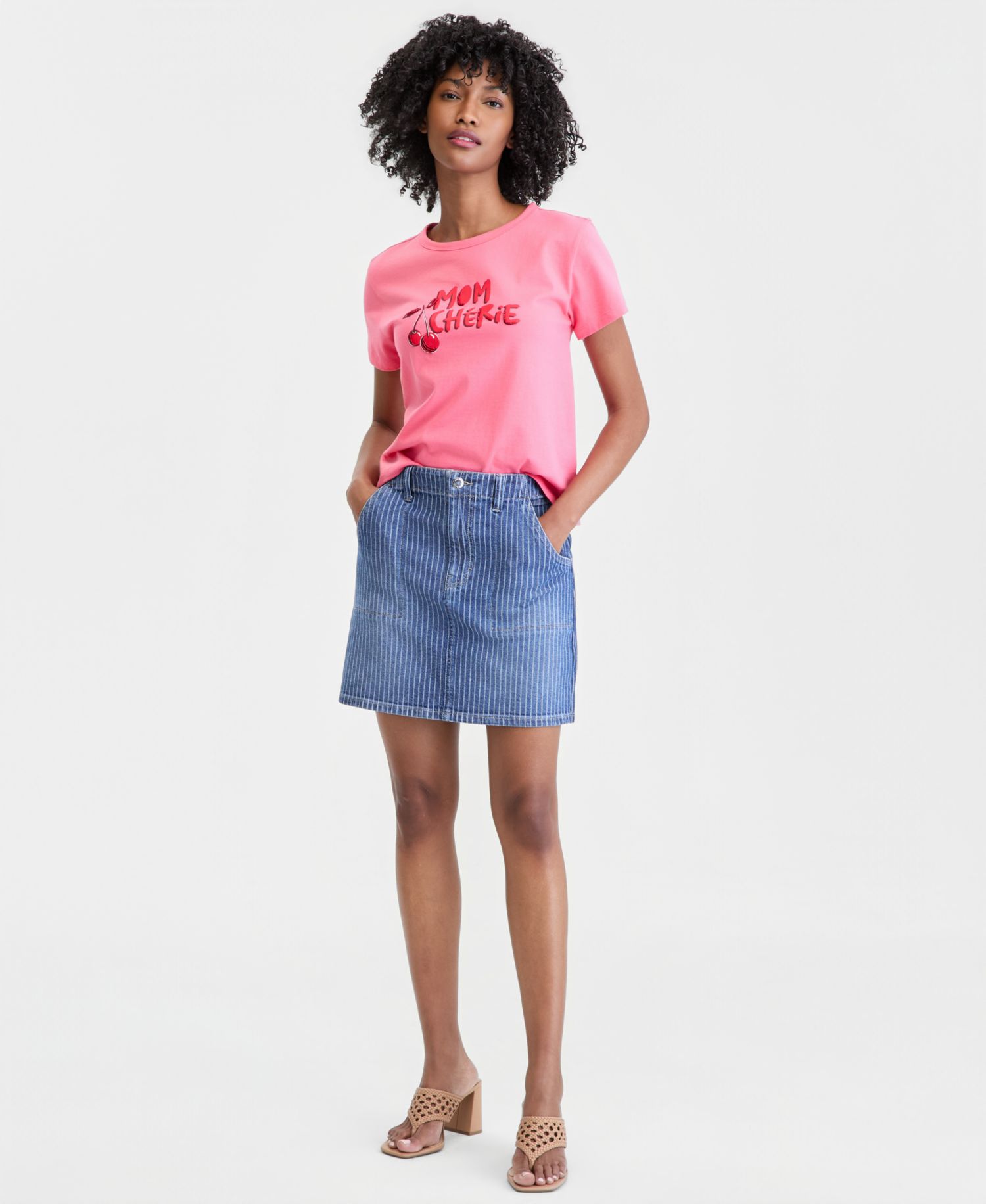 Women's Cotton Mom Cheri&eacute; Graphic Tee