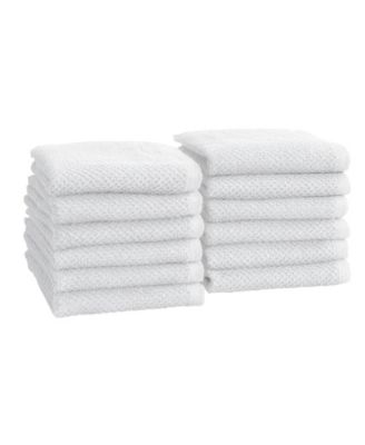 Cotton Textured 12-Piece Washcloth Set