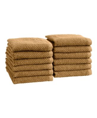 Cotton Textured 12-Piece Washcloth Set