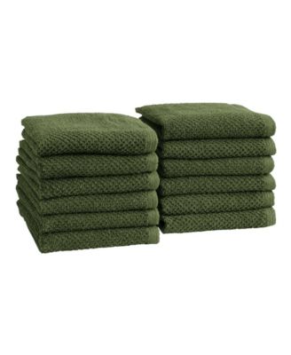 Cotton Textured 12-Piece Washcloth Set