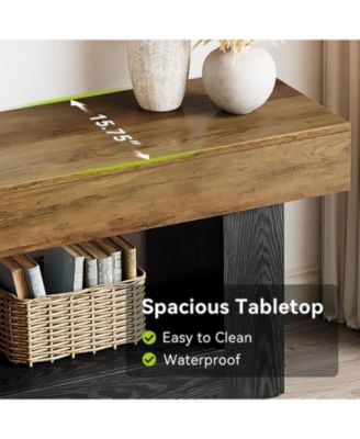 TV Stand  for TVs Up to 70 Inches, 63 Inches Media TV Console, Entertainment Center with U-Shaped Pedestal & Open Storage Shelf