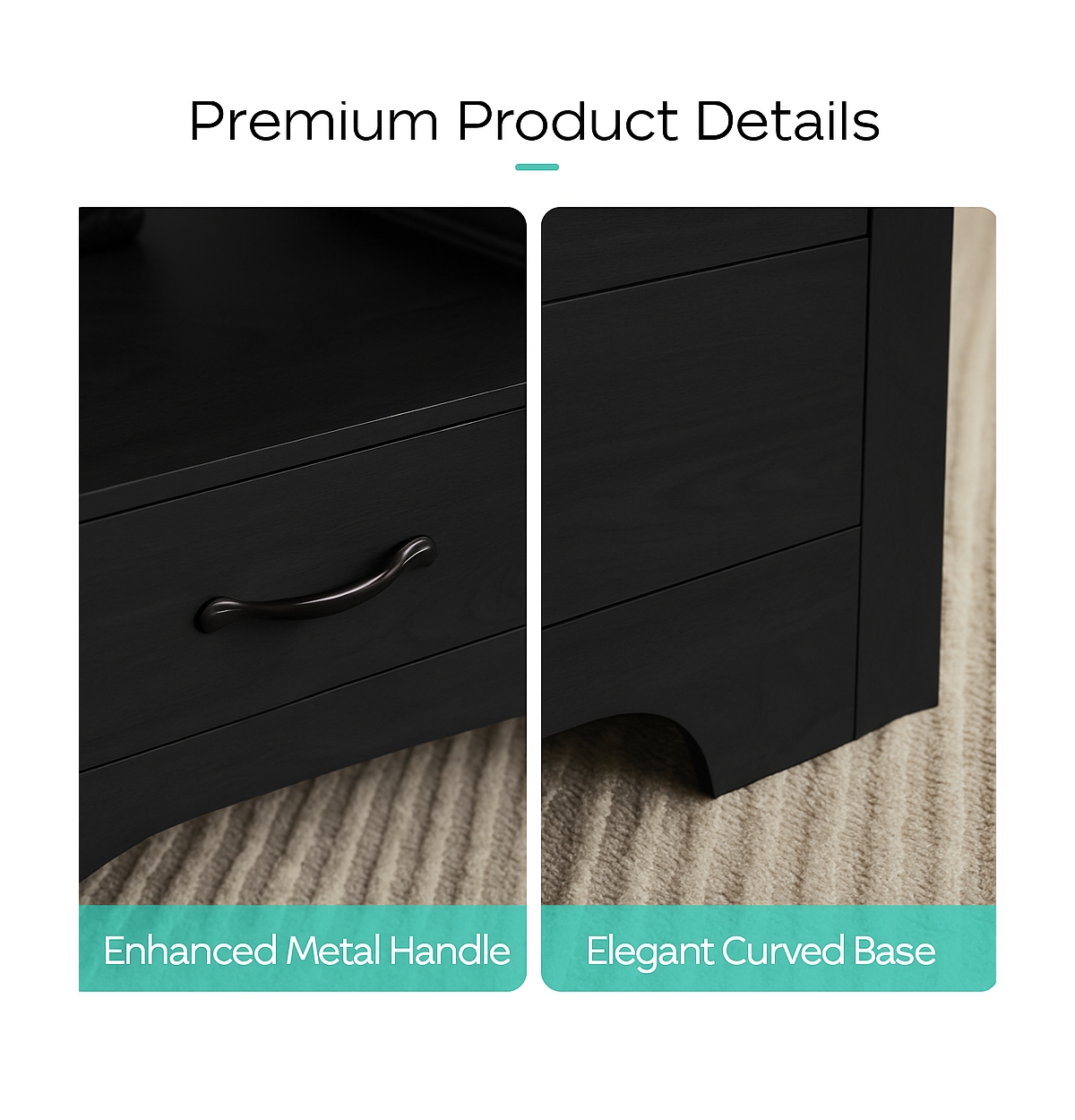 gaomon Kitchen Table Large Coffee Table for Dining Room, Home Office