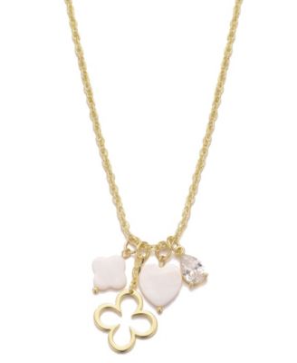 Gold Clover Charm Necklace