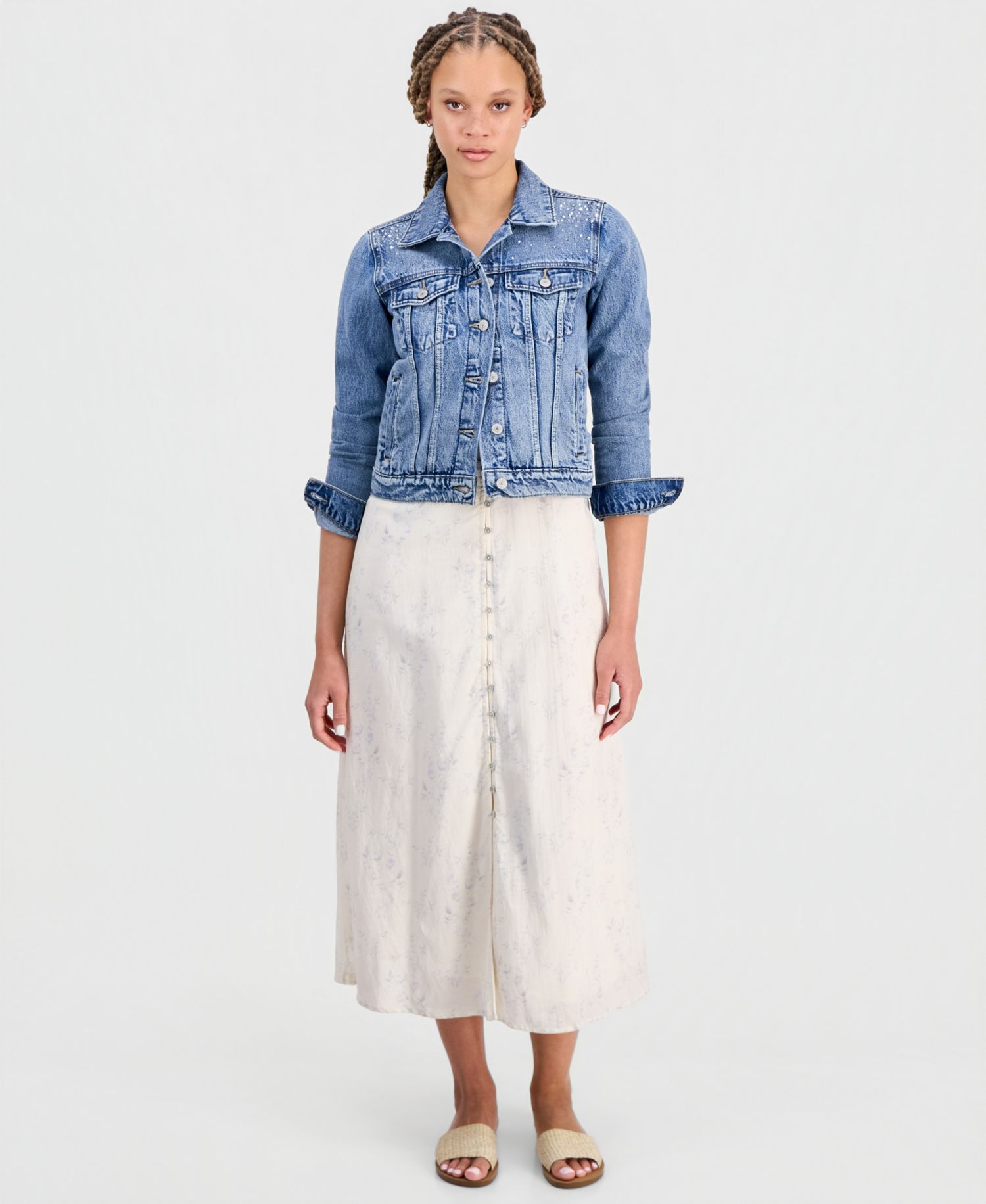 Women's Tomboy Denim Trucker Jacket