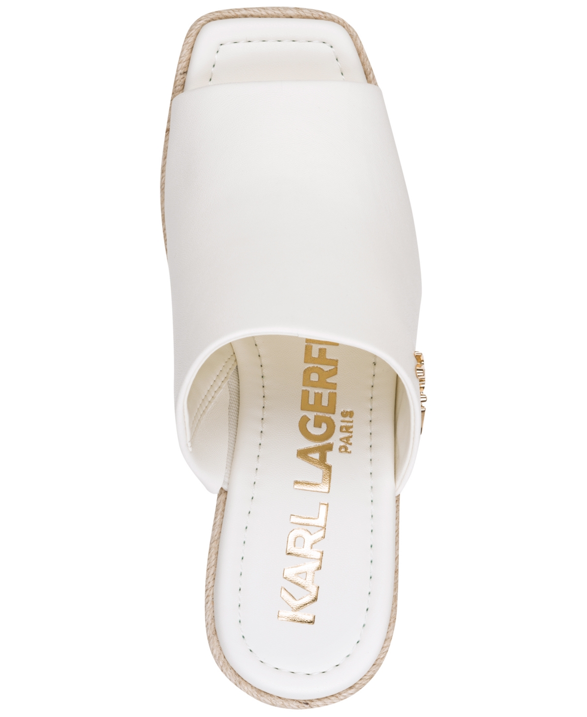 Karl Lagerfeld Paris Women's Clove Slip-On Wedge Sandals