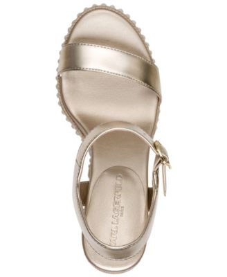 Women's Calzona Round Toe Wedge Sandals