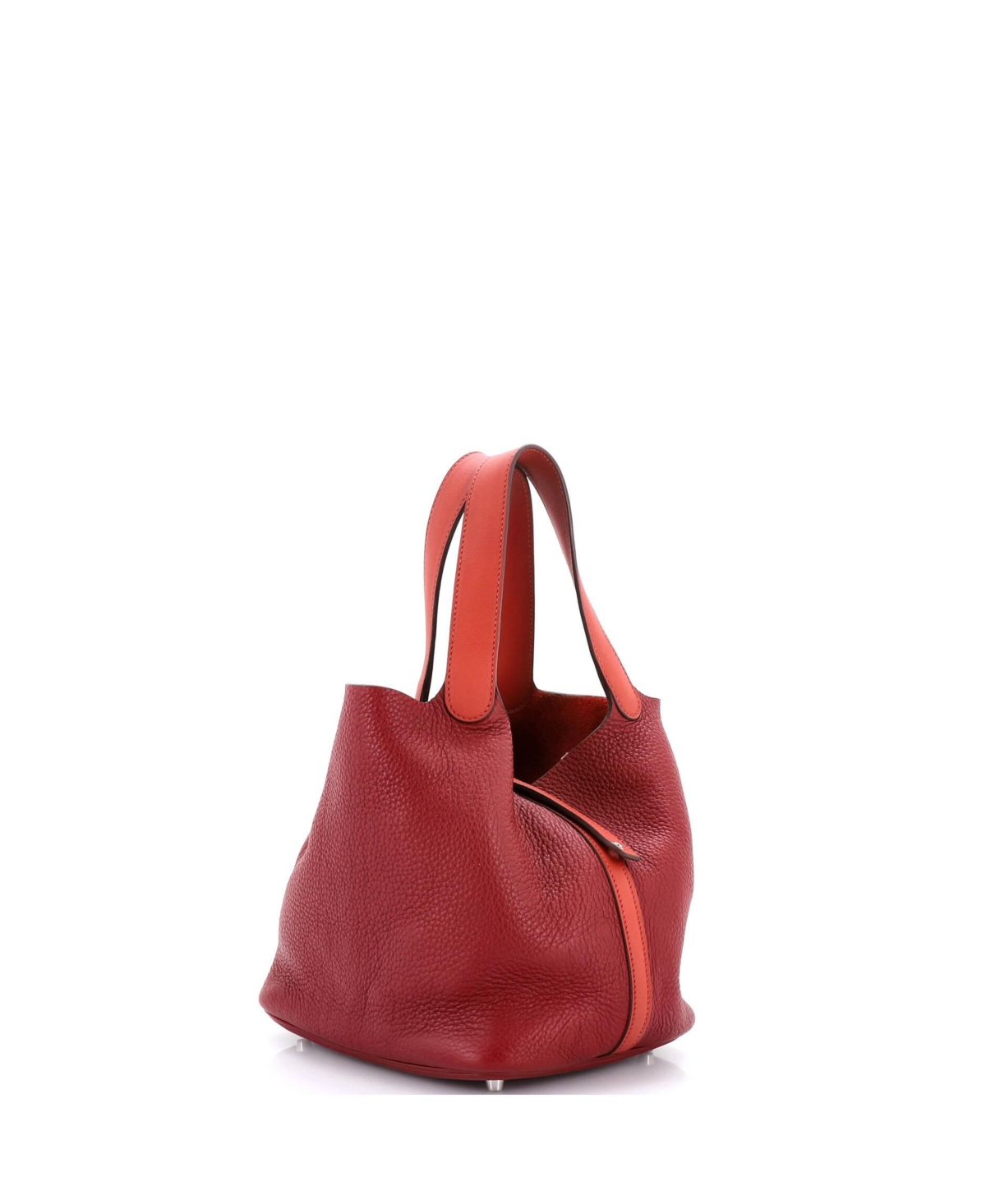 Pre-Owned HERMES Mm Picotin Lock Bag Bicolor Clemence