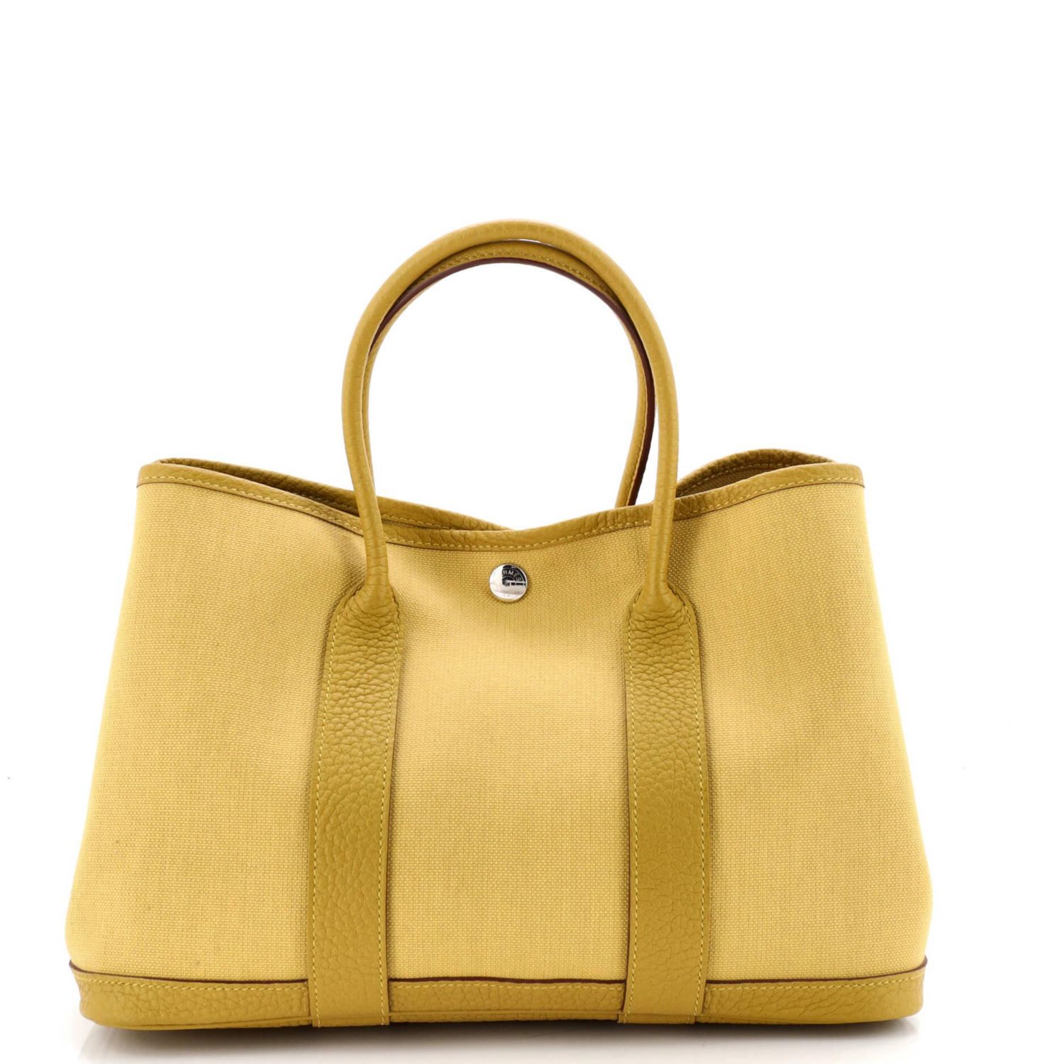 30 Garden Party Tote Toile and Leather