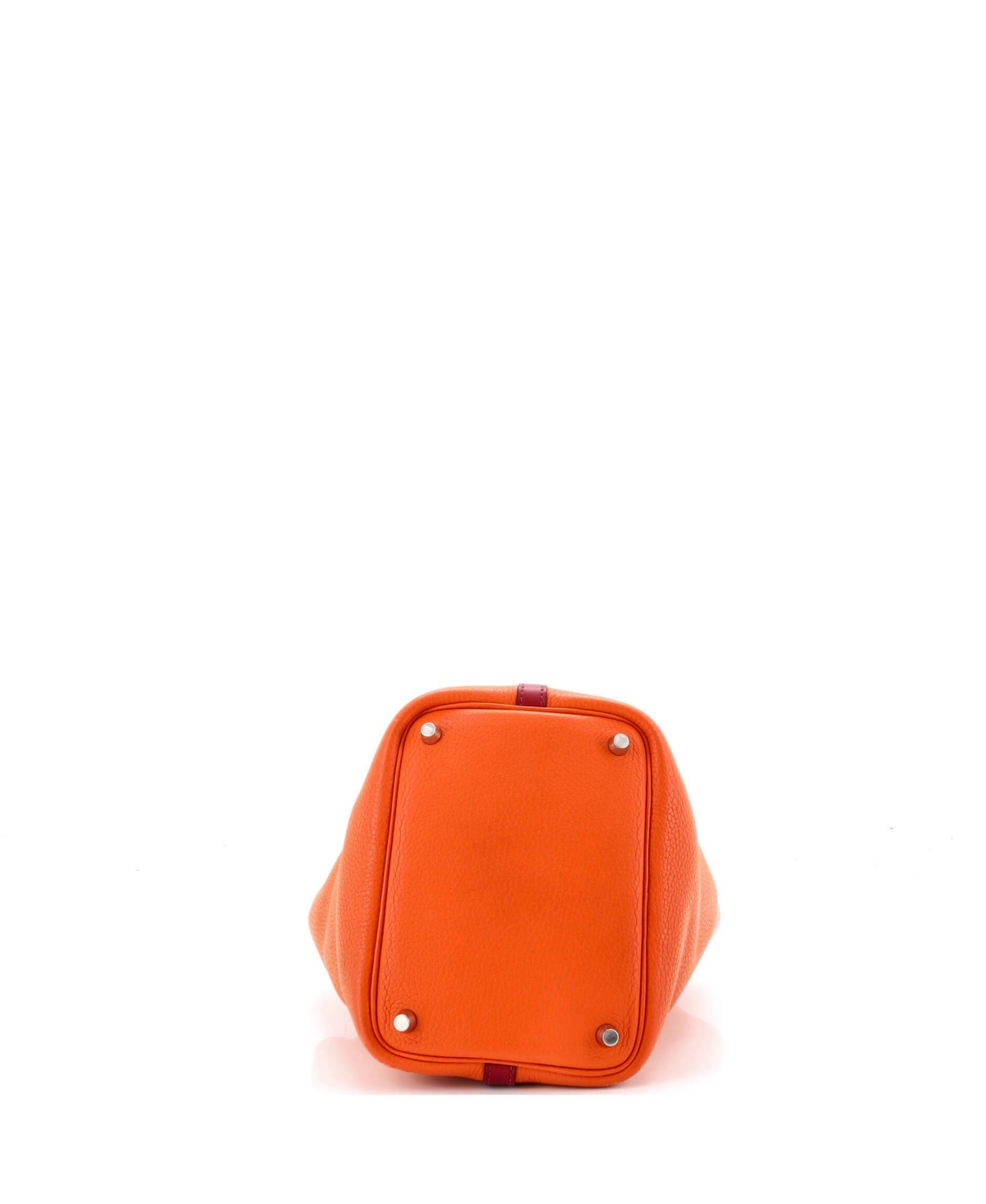 Pre-Owned HERMES Pm Bicolor Picotin Lock Bag Clemence with Swift