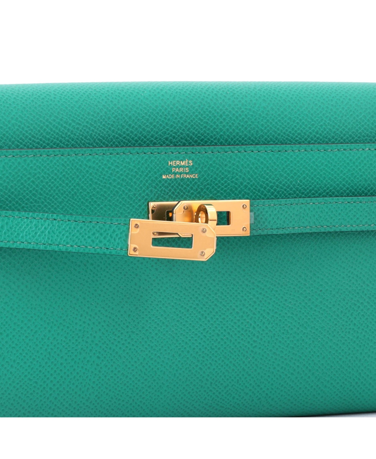 Pre-Owned HERMES Kelly To Go Wallet Verso Epsom