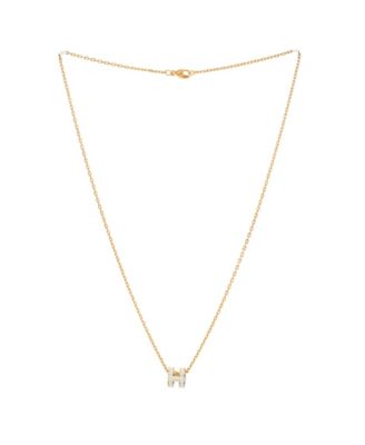 Pop H Pendant Chain Necklace