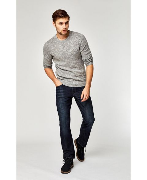 Мужские джинсы Mavi Jeans Matt Mid Rise Relaxed Straight Leg In Deep Stanford Jean, цвет: Глубокий синий
