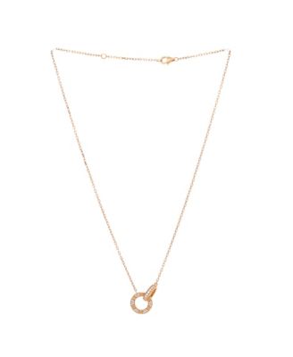 Love Interlocking Pave Necklace