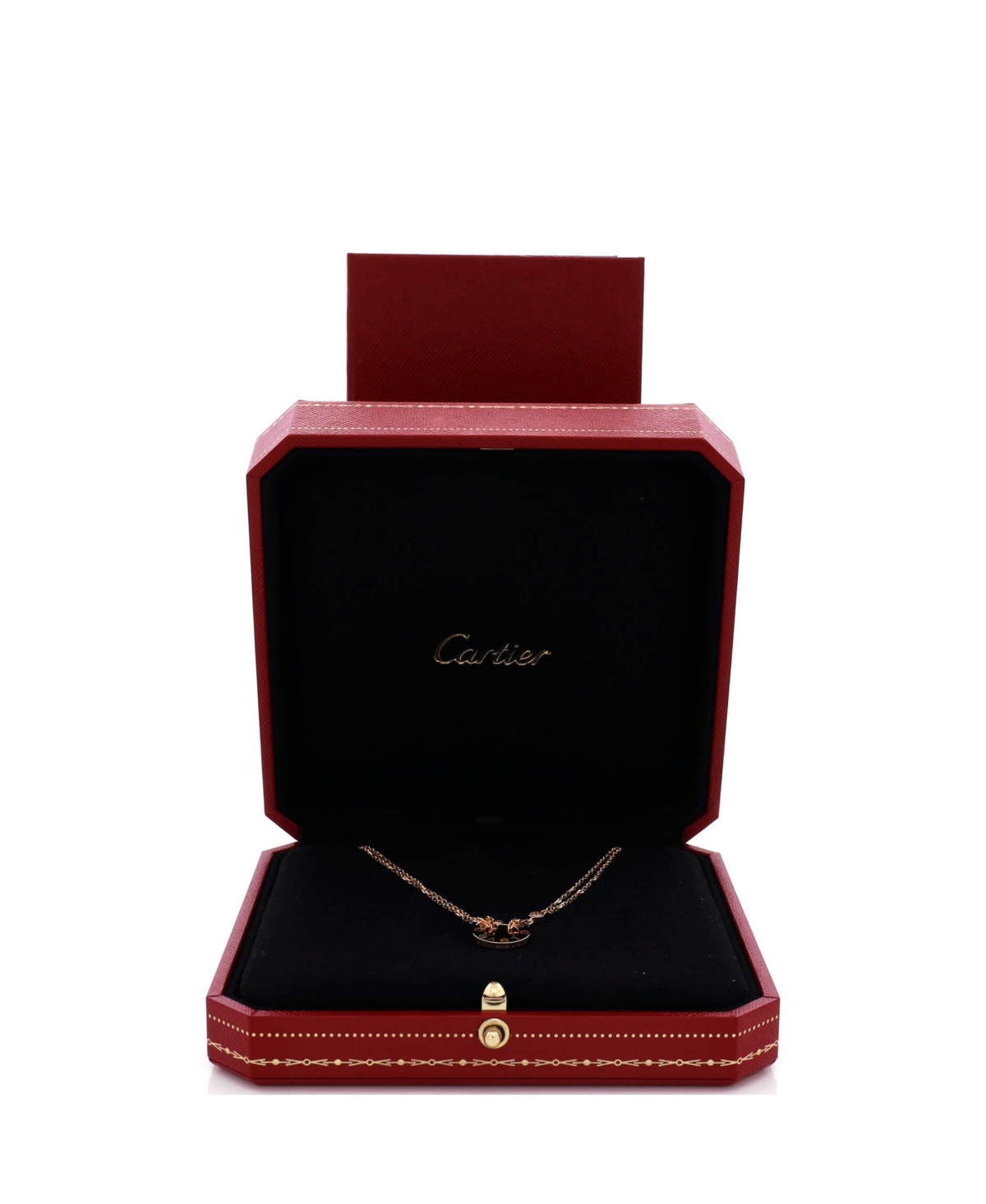 Pre-Owned Cartier 2 Diamonds Love Pendant Necklace