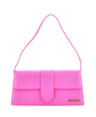 Long Le Bambino Top Handle Flap Bag Leather