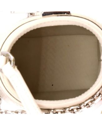 Micro GV Shark Lock Bucket Bag Leather