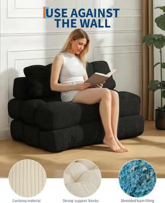 LED Bed Frame with Storage Headboard & Drawers - No Box Spring Needed