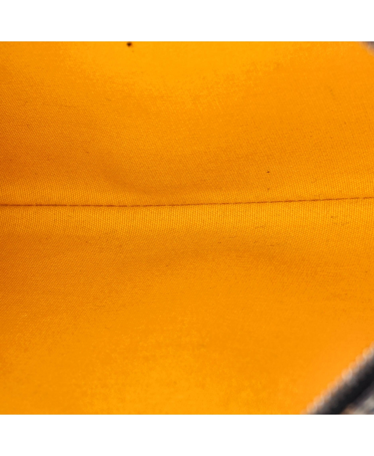 Pre-Owned Goyard Mm Senat Zip Pouch Coated Canvas