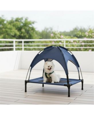Portable Elevated Dog Cot - Cooling Pet Bed with Breathable Mesh