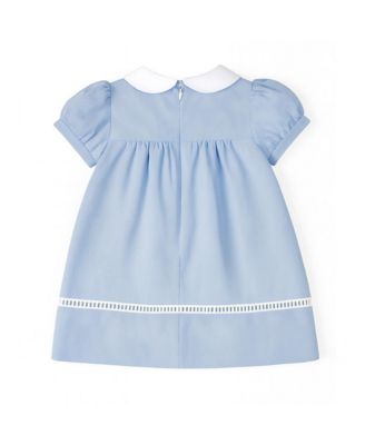 Baby Girl Pincord Dress With Flowers