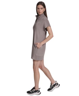 Women's Regular-Fit Half Zip Sneaker Dress