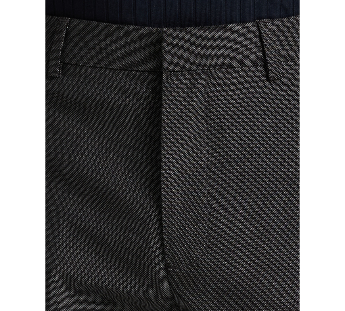 Perry Ellis Portfolio Men's Slim-Fit Flat Front Dress Pants