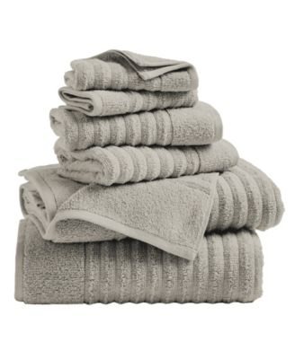 Luxury Combed Cotton 6-Piece Bath Towel Set