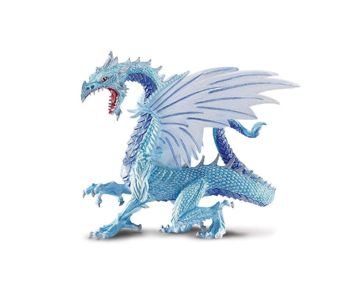 Детская фигурка Safari Ltd. Ice Dragon 5.5" Hand-Painted Action Figure, Ages 3+ — фото 1