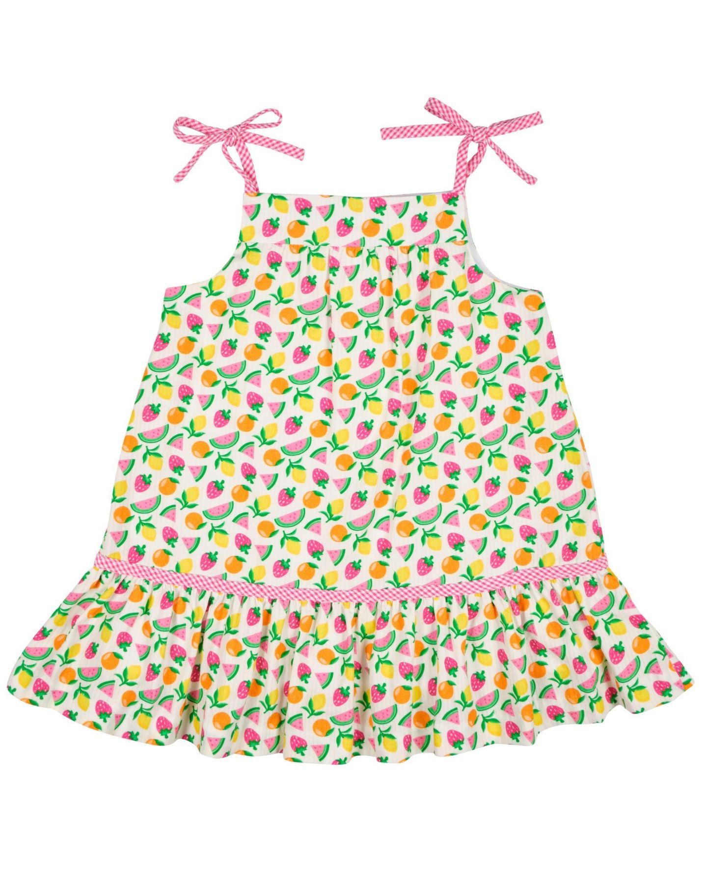 Платье Florence Eiseman Printed Seersucker Dress with Fruit для девочек — фото 2