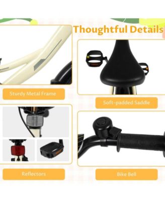 Kids Bike Sport Bicycle with Removable Training Wheels