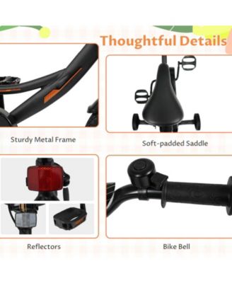 Kids Bike Sport Bicycle with Removable Training Wheels