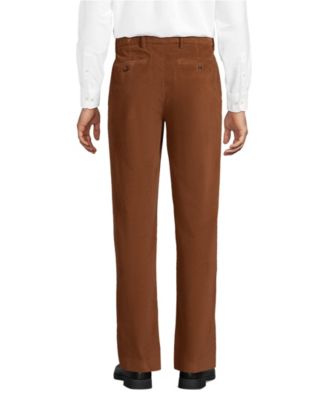 Men's Corduroy Comfort Waist Classic Fit Pleated Front Pant