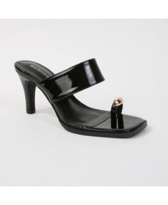 Women's Catha Gold-Tone Toe Ring Heeled Sandals