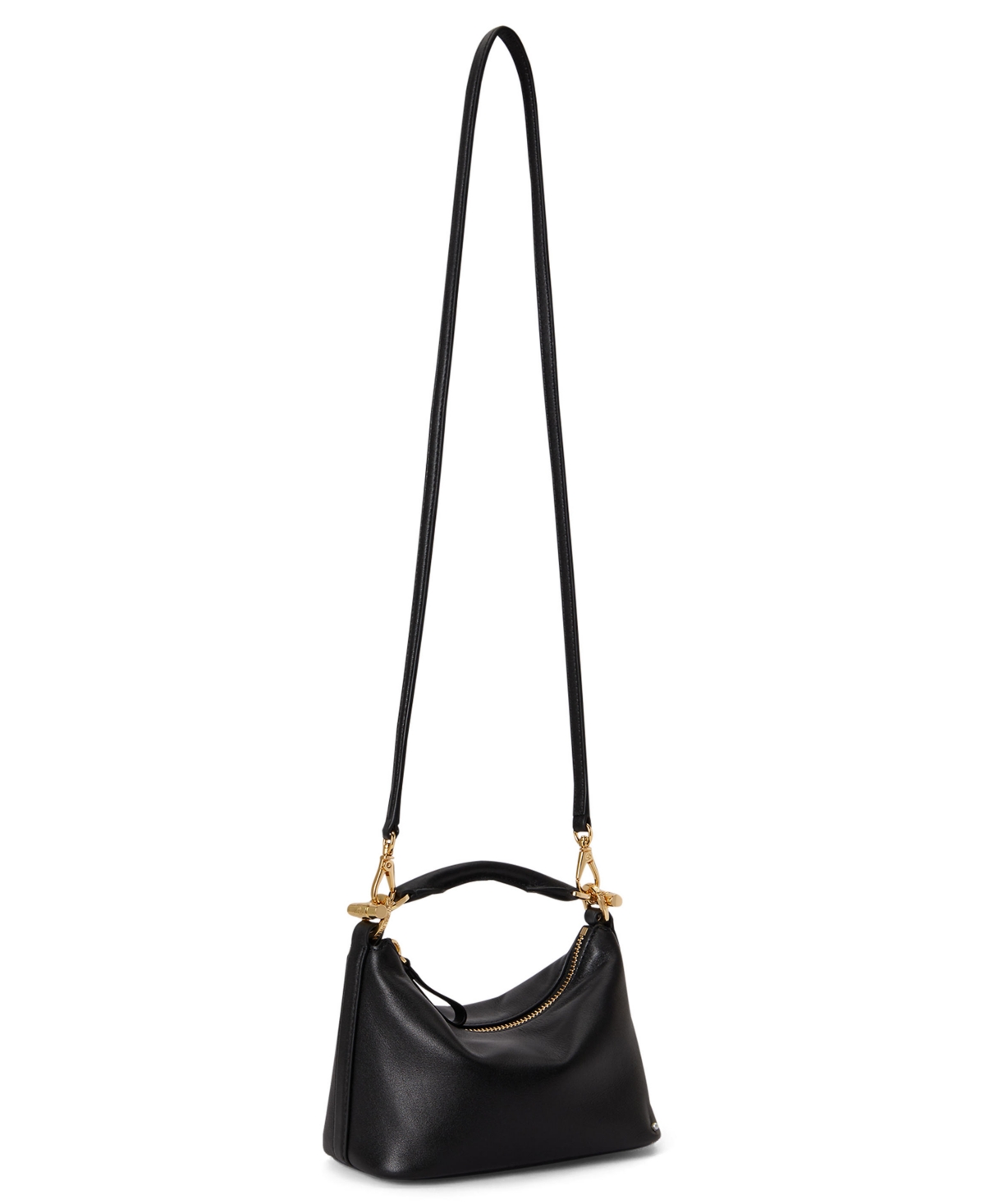 Lauren Ralph Nappa Leather Mini Blaike Shoulder Bag