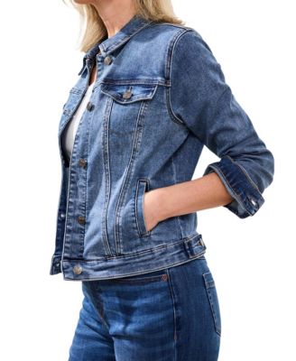 Women's Classic Fit Stretch Denim Jacket