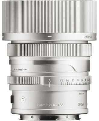 35mm f/2 DG Contemporary Lens for L Mount, Silver