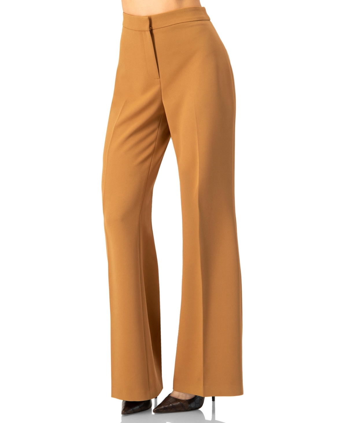 Ivonne Women's Semi Flare Trousers