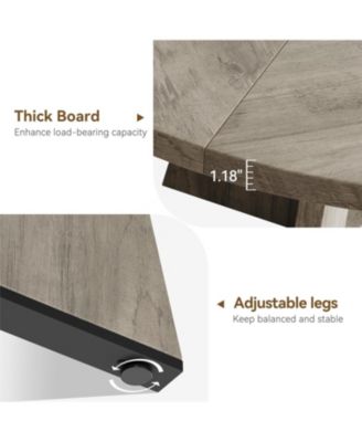 Kitchen Table Round Dining Table 47 Inch Round Dinner Table for 4 Farmhouse Kitchen Table