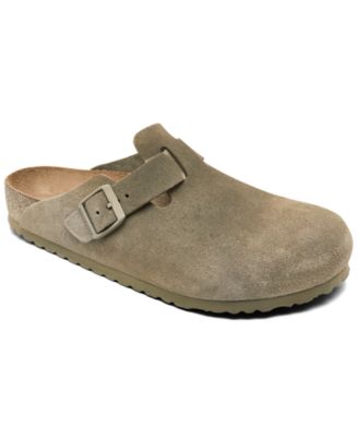Men's Boston Suede Leather Casual Clogs from Finish Line