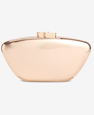 Minaudiere Metallic Small Clutch Handbag