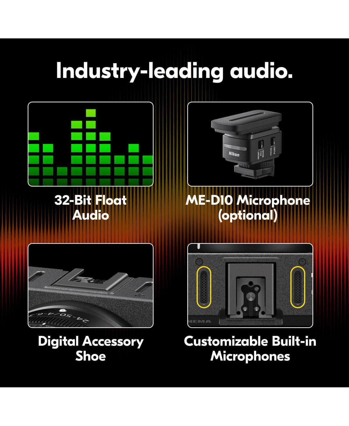 Nikon Zr 6K Cinema Camera with Nikkor Z 35mm f/1.4 Lens