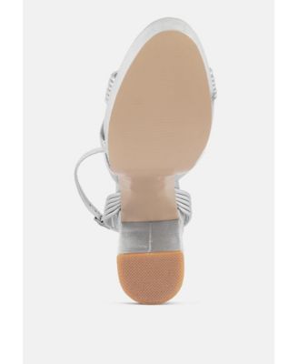 Womens Splendid Crisscross Straps High Heel Sandals