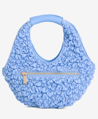 Alyii Ruched Stripe Top Handle