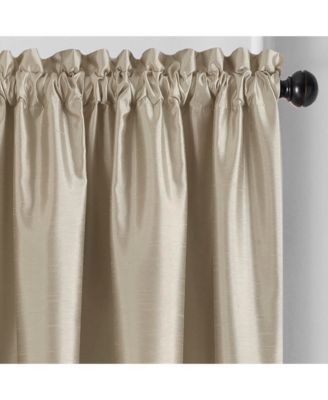 Colette Faux Silk Blackout Window Curtain