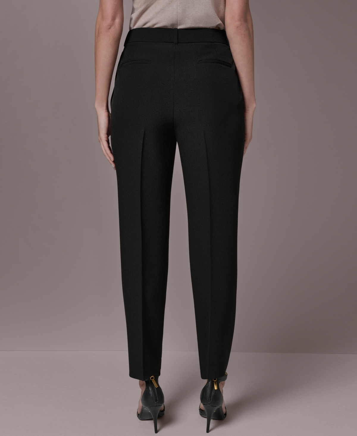 Donna Karan New York Women's Flat Front Straight Pants