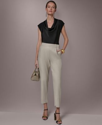 Women's Pleated Straight Pants