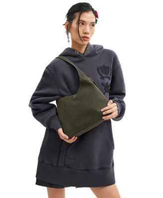 Brooklyn Medium Suede Shoulder Bag 28